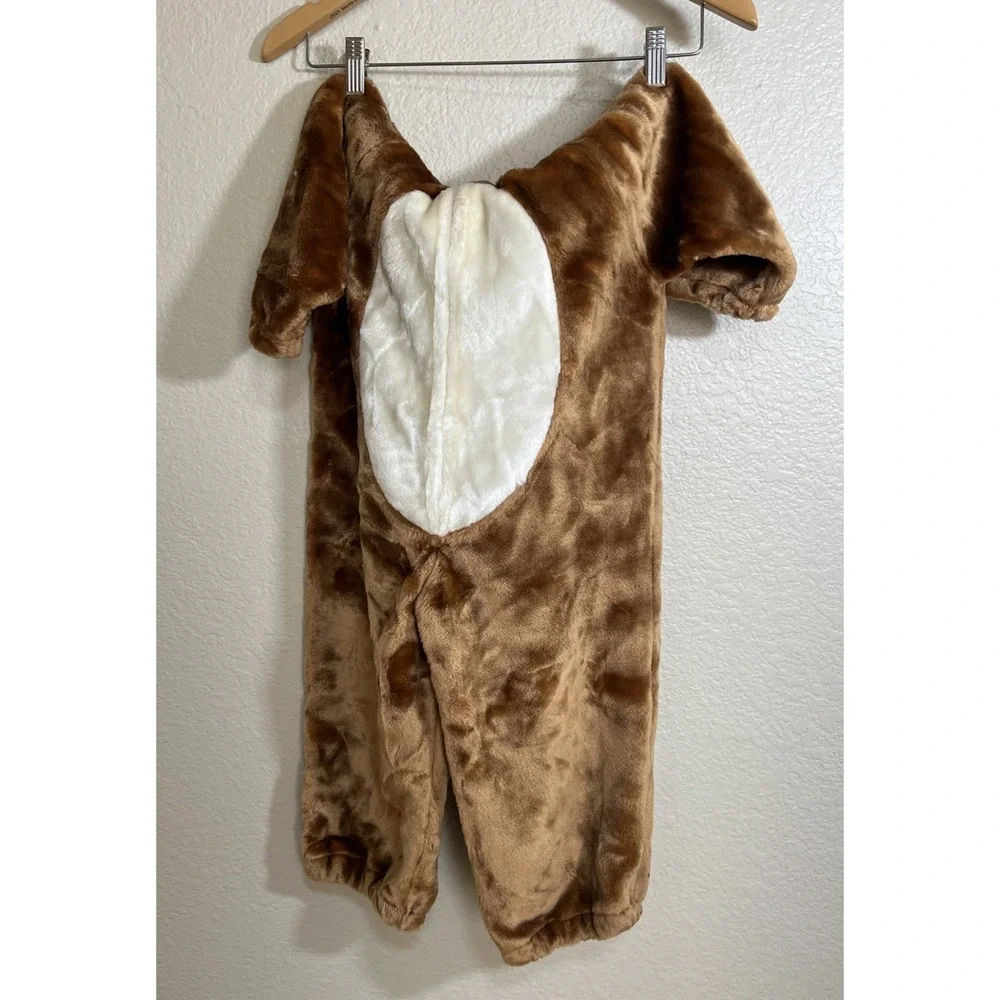 Vintage Halloween CHOSUN Costume Puppy Dog Child Small  2-3  Soft Zip Up